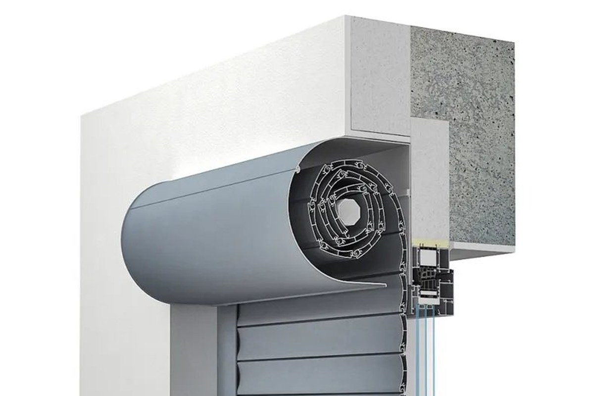 Aluprof Safety Premium class RC3 burglar-resistant roller shutter, manufacturer render