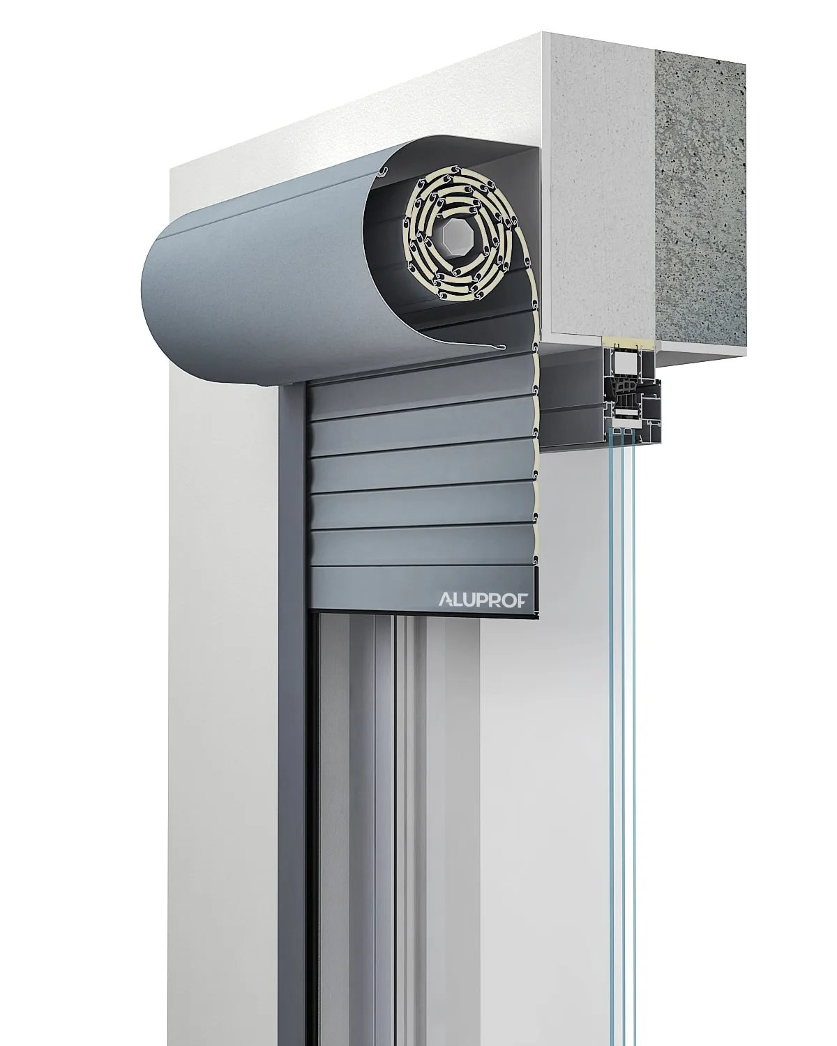 Rollladen SKO-P mit flacher Kastenvorderwand